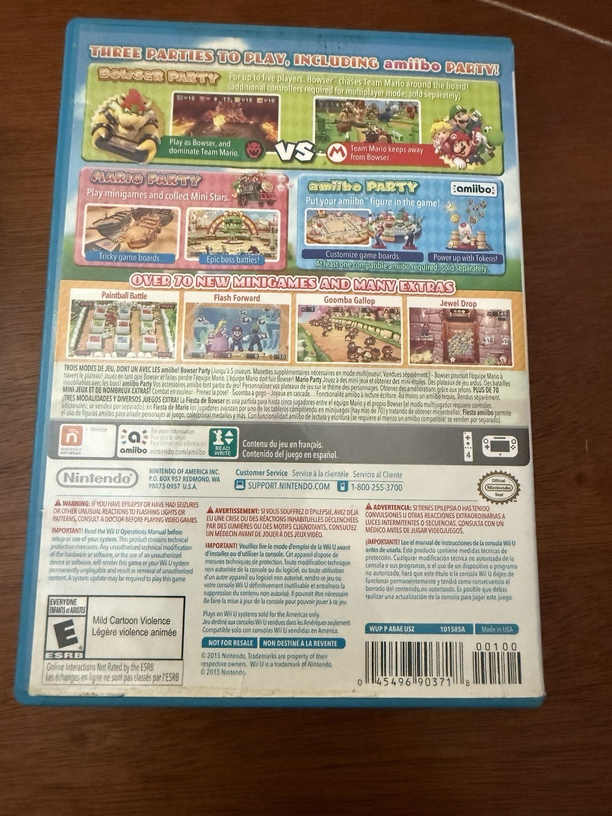 Mario Party 10 (Nintendo Wii U, 2015) CIB Complete In Box Tested Working