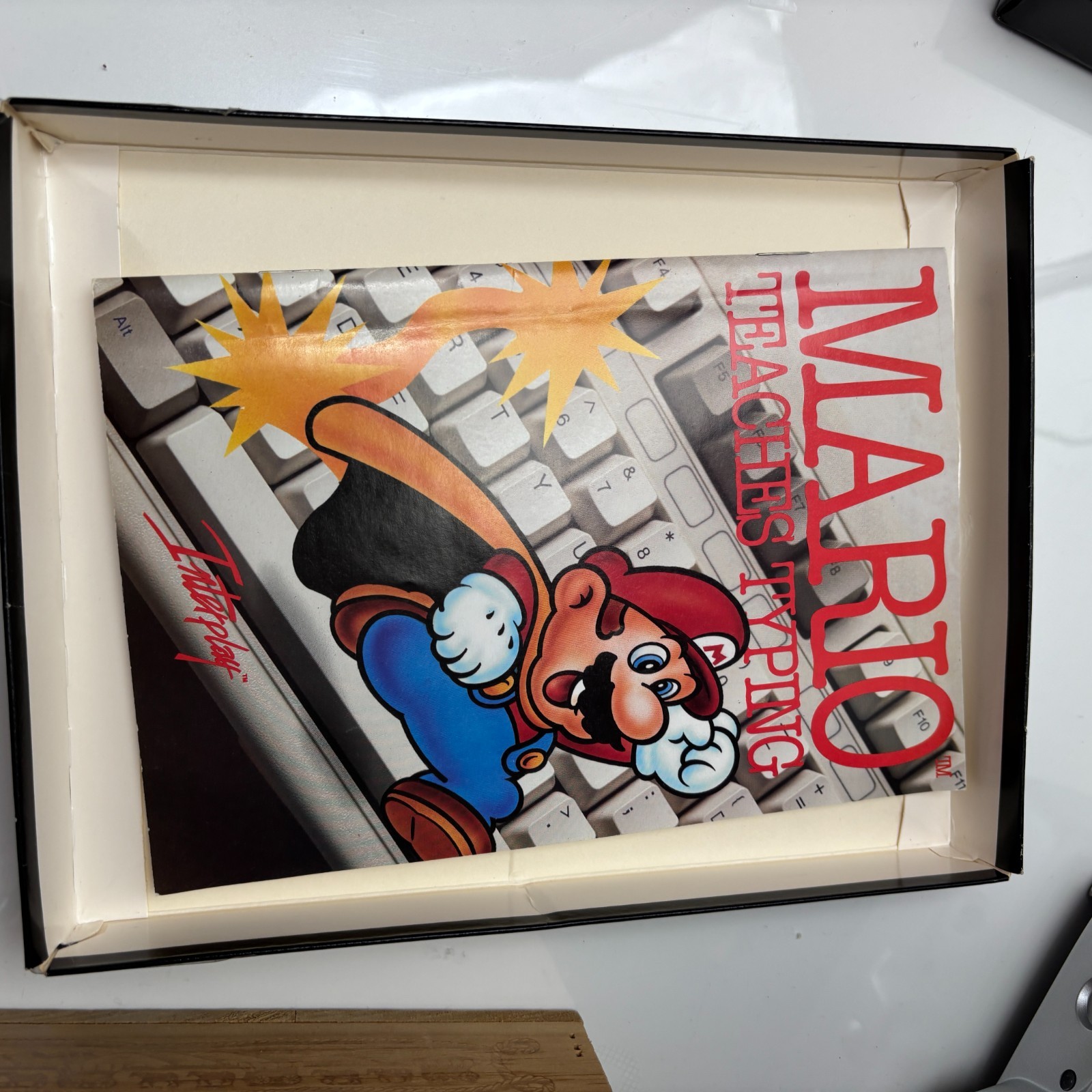 Vintage 1992 Interplay Productions Nintendo Mario Teaches Typing IBM Tandy Game