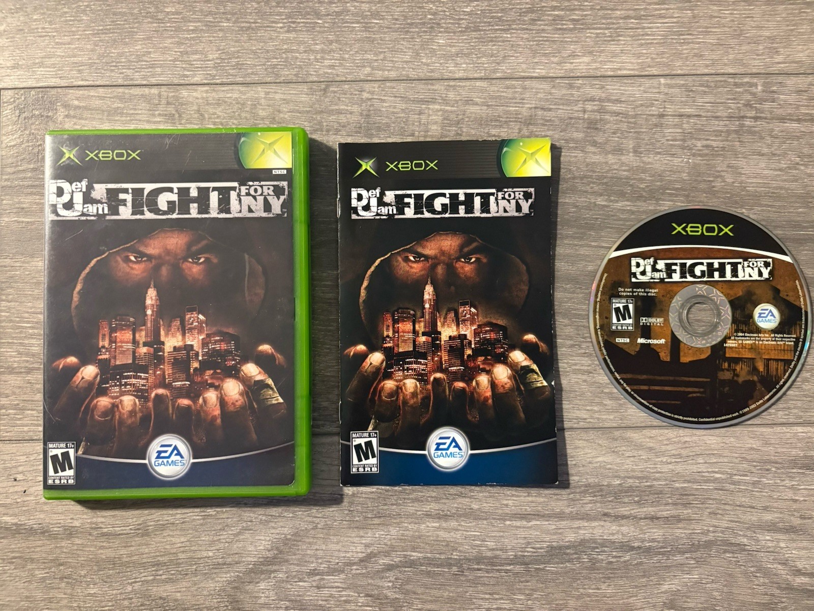 Def Jam Fight for NY CIB Complete Original Xbox Tested Authentic