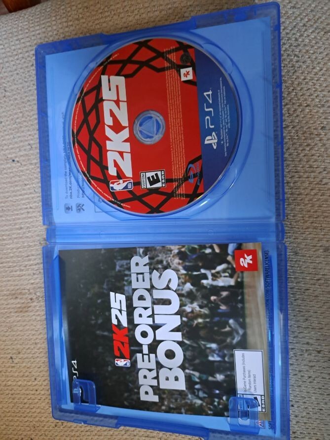 NBA 2K25 for PlayStation 4 ps5 upgrade available