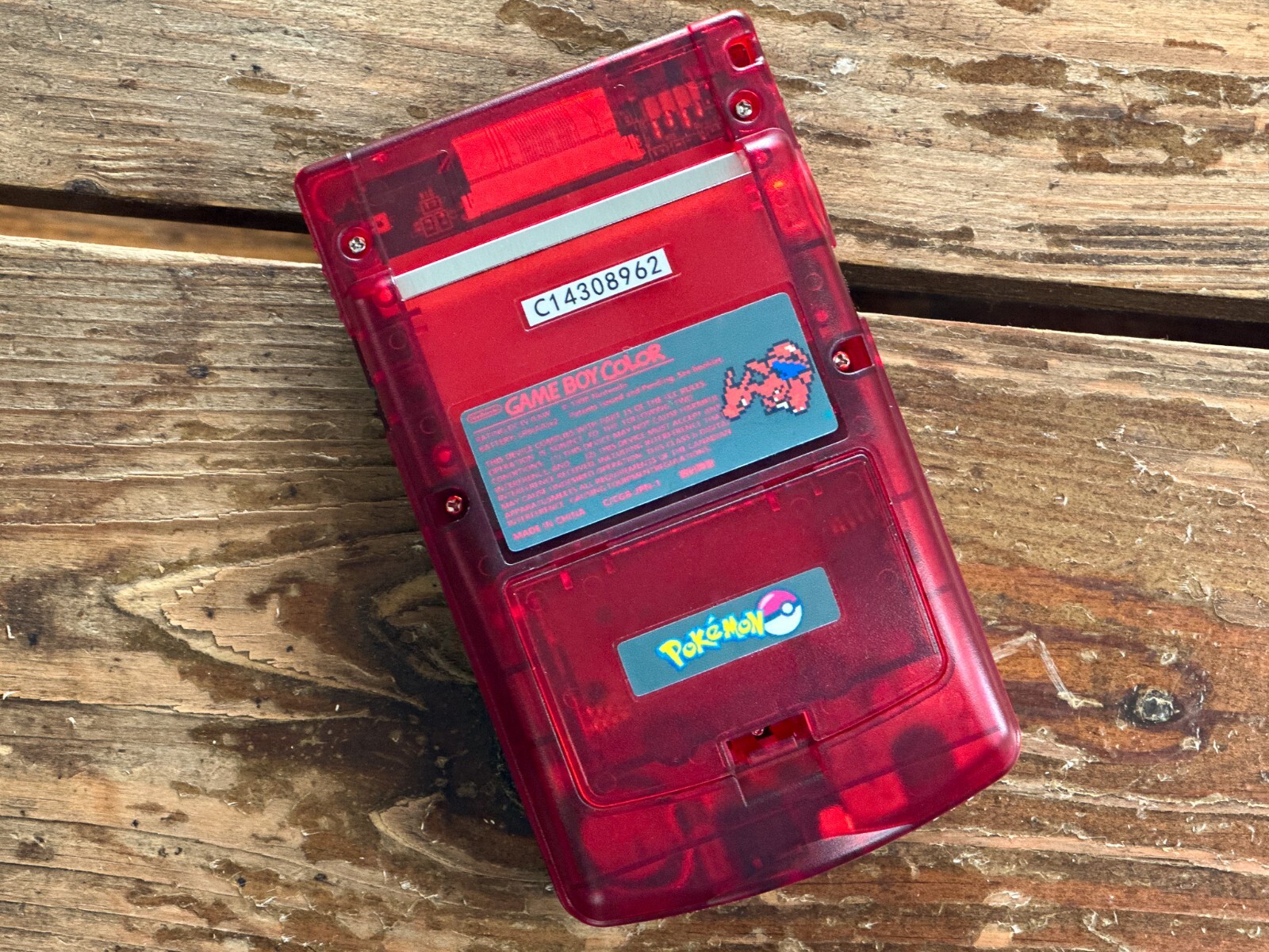 Nintendo Game Boy Color GBC Q5 XL Backlit IPS LCD Pokemon CHARIZARD System