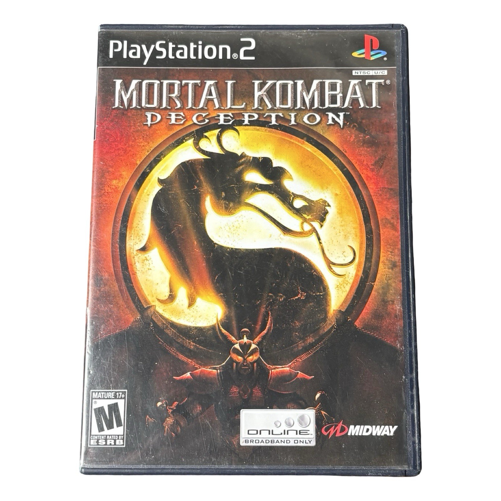 Mortal Kombat Deception PlayStation 2 PS2 Video Game Complete CIB Midway