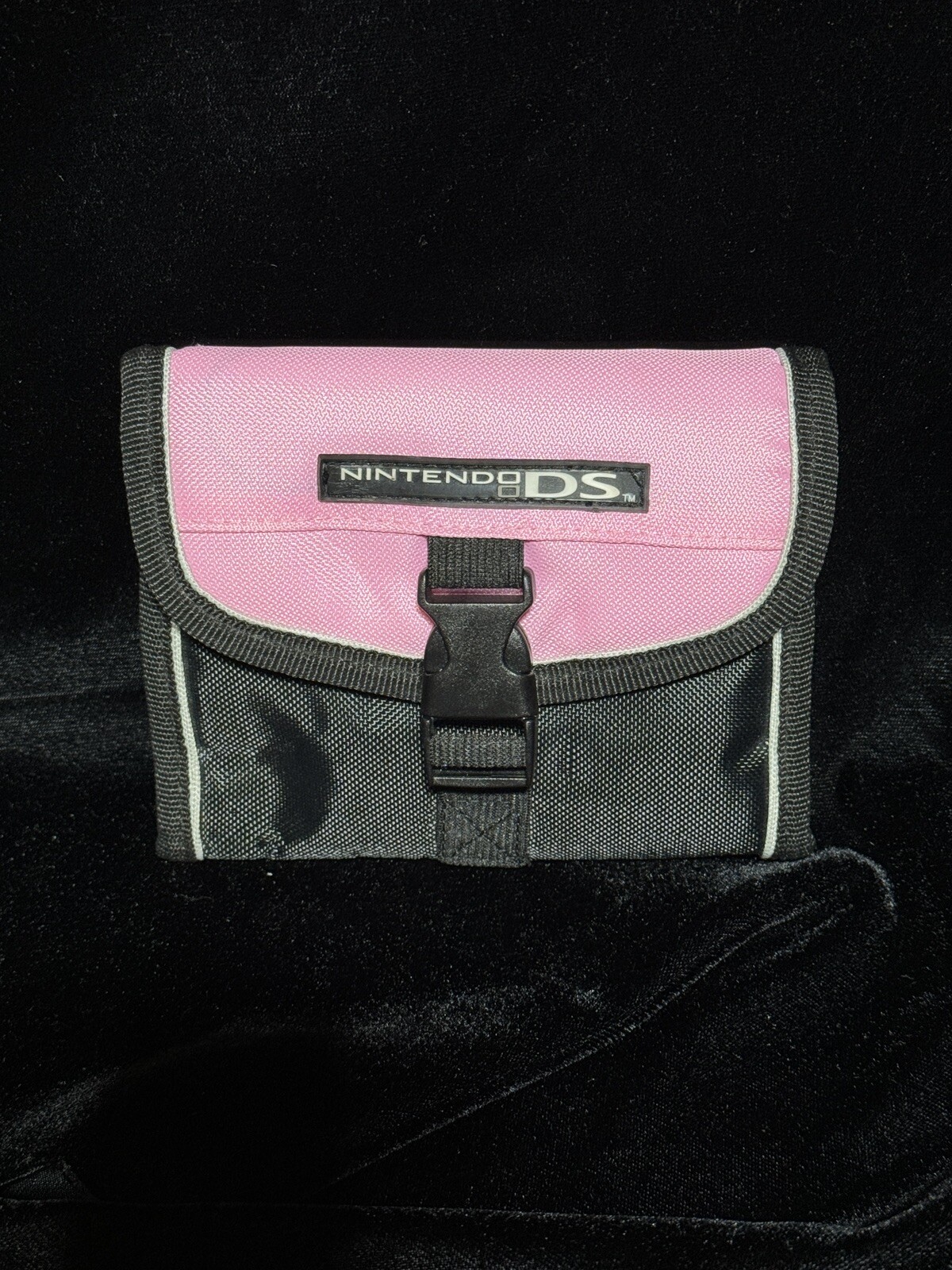 Nintendo DS Switch & Carry Padded Game Travel Carrying Case Pink & Black