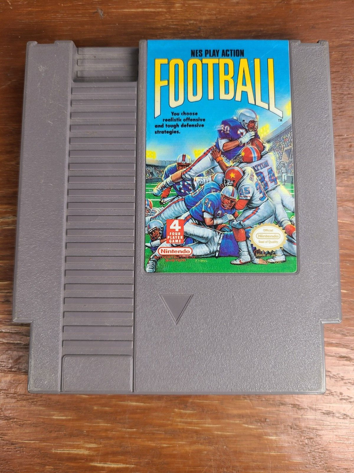 NES Play Action Football (Nintendo NES, 1990) Cartridge ONLY Tested + Working