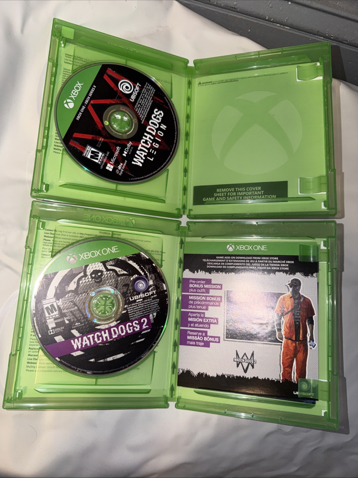 Watch Dogs Legion And Watch Dogs 2 Tested Working (Microsoft Xbox One, 2020)
