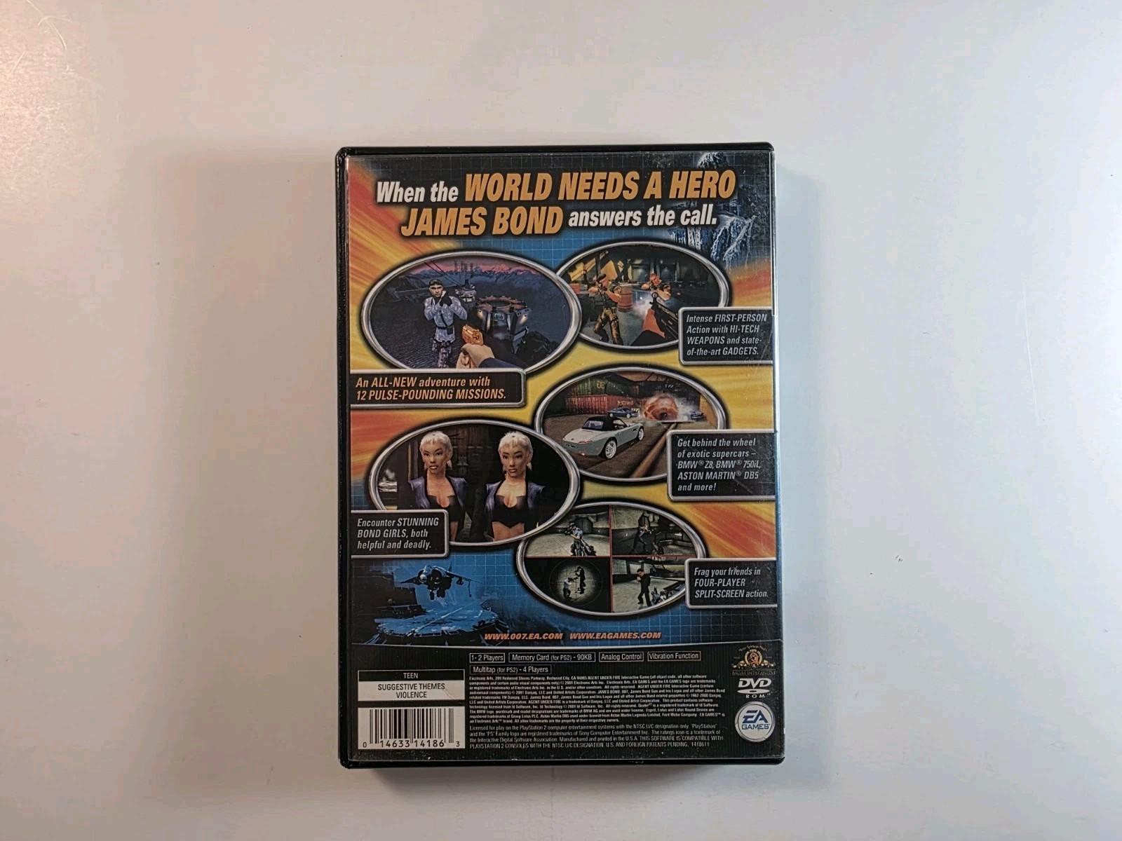 007 Agent Under Fire and Nightfire PS2 Bundle
