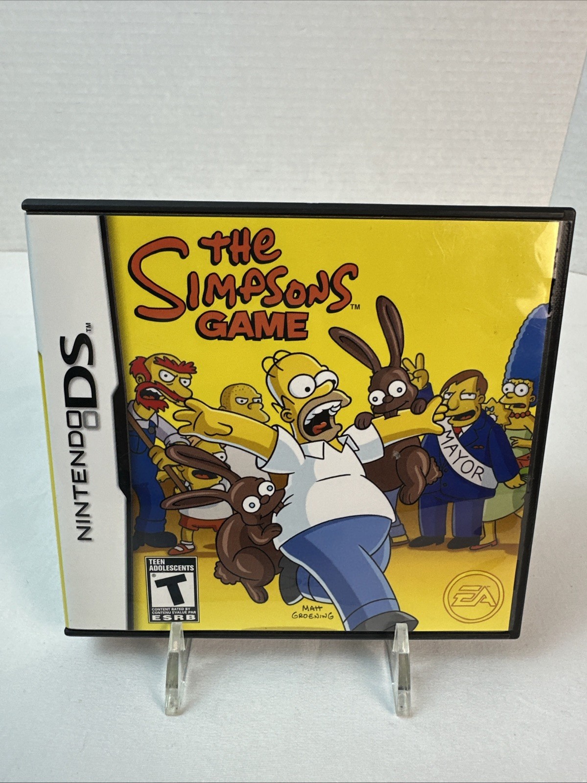 The Simpsons Game (Nintendo DS, 2007) CIB Complete EUC Tested Working