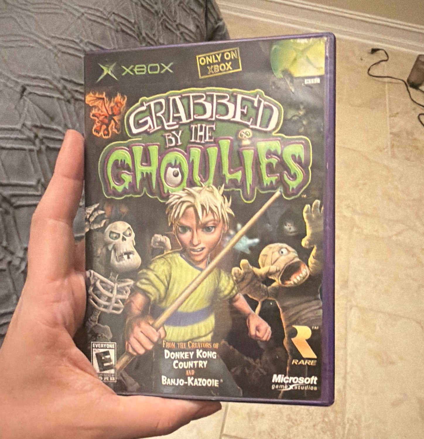 Grabbed by the Ghoulies (Microsoft Xbox) E Rated – NTSC-U/C, Case & Disc