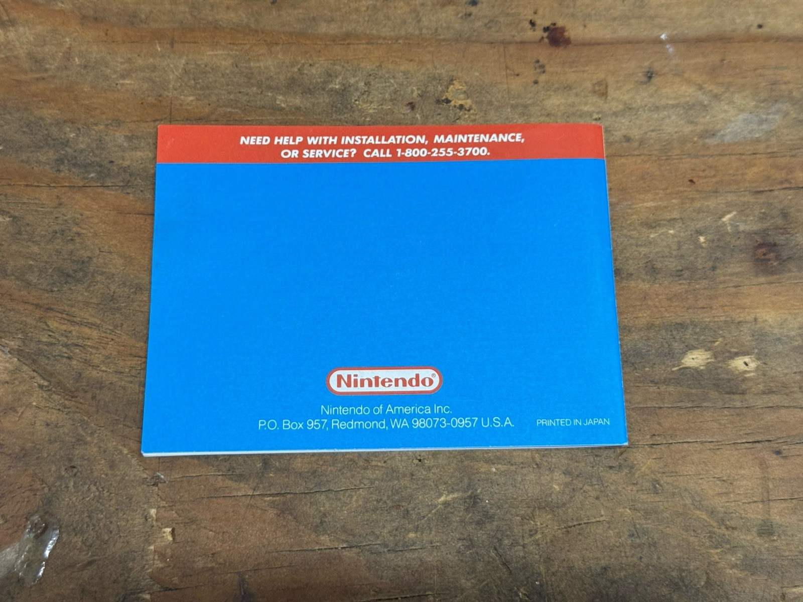 Kirby’s Dream Land Manual Booklet- Game Boy- Authentic- MANUAL ONLY!