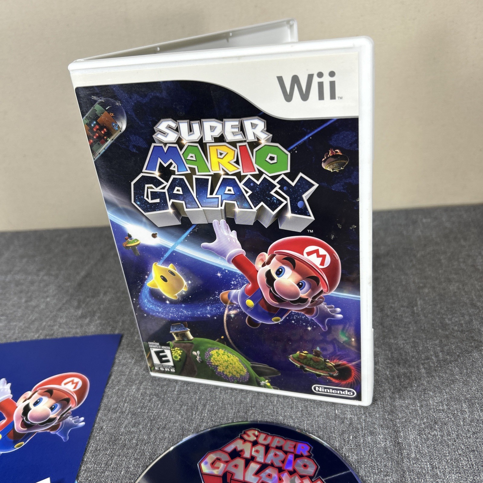 Super Mario Galaxy (Nintendo Wii, 2007) CIB Nice Condition Clean