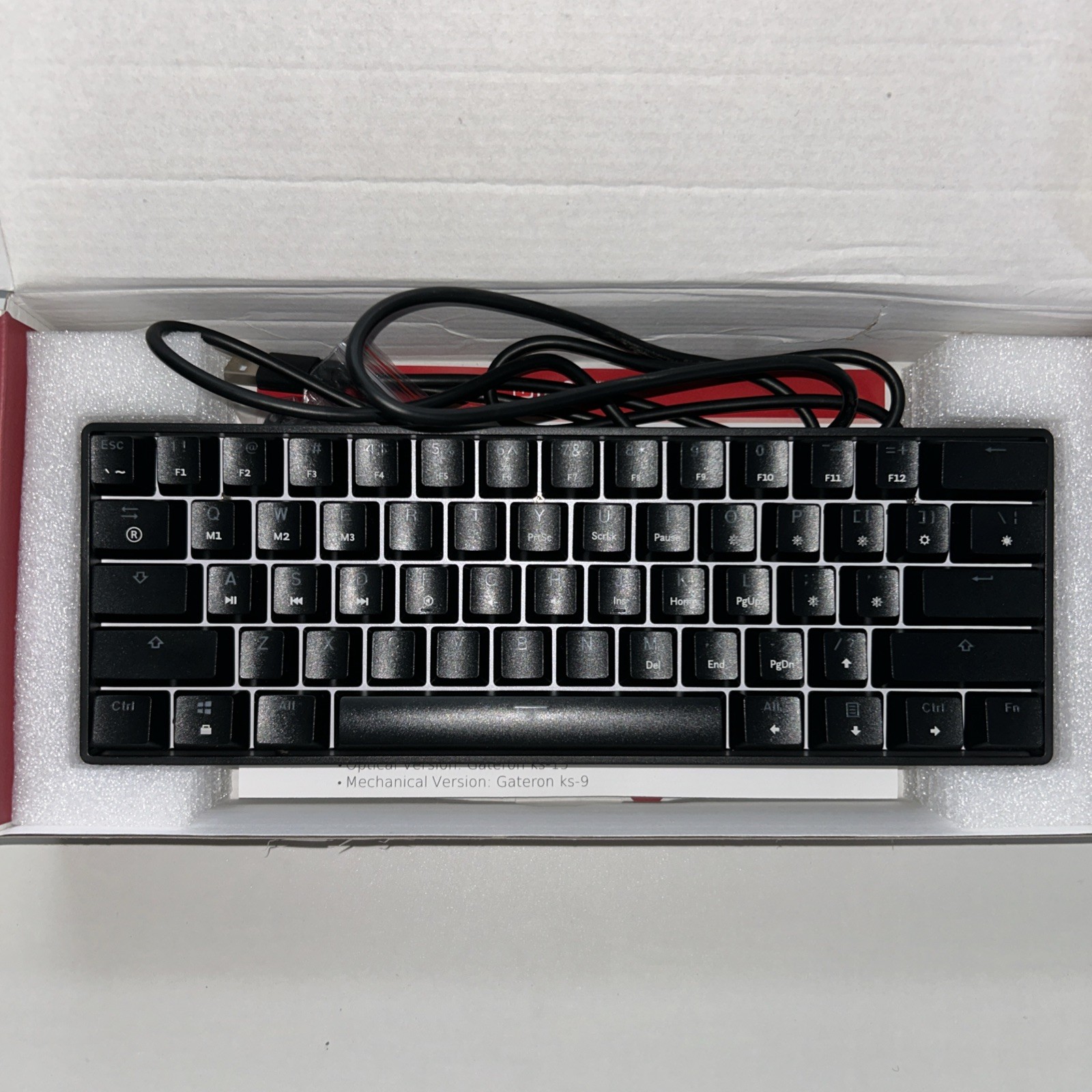 HK Gaming GK61 Mechanical Multi Color Backlit Gaming Keyboard, PC/Mac, NEW!