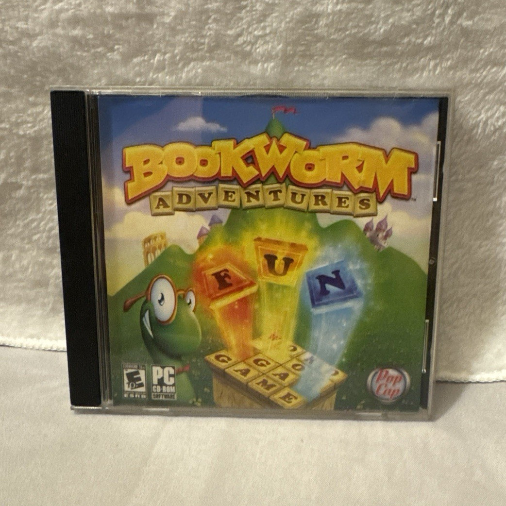 PopCap Bookworm Adventures PC CD-ROM Game, E10+ (Everyone 10+), Bookworm
