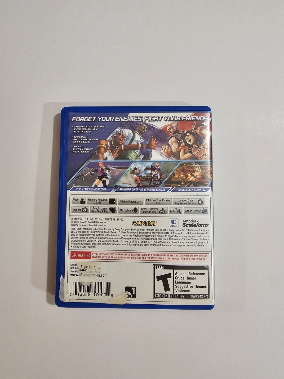 Street Fighter X Tekken (Sony PlayStation Vita, 2012)