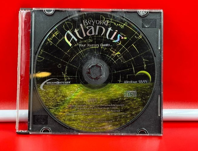 2000 CD Cryo Entertainment Beyond Atlantis Your Journey Awaits Video Game