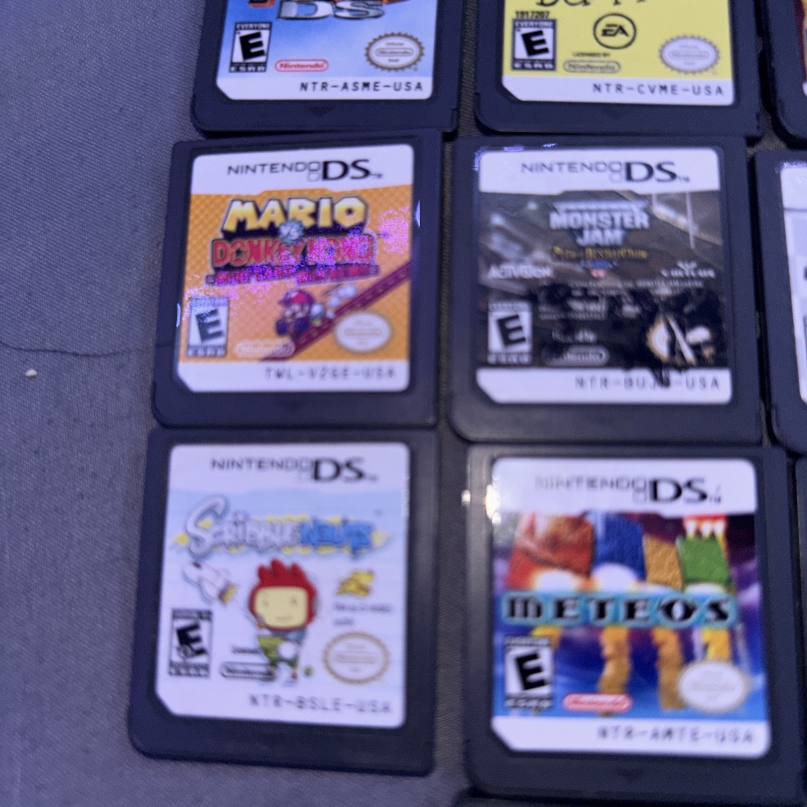 Nintendo DS/GBA Game 14 game lot (Nintendogs, mariokart, meteos,super mario64)