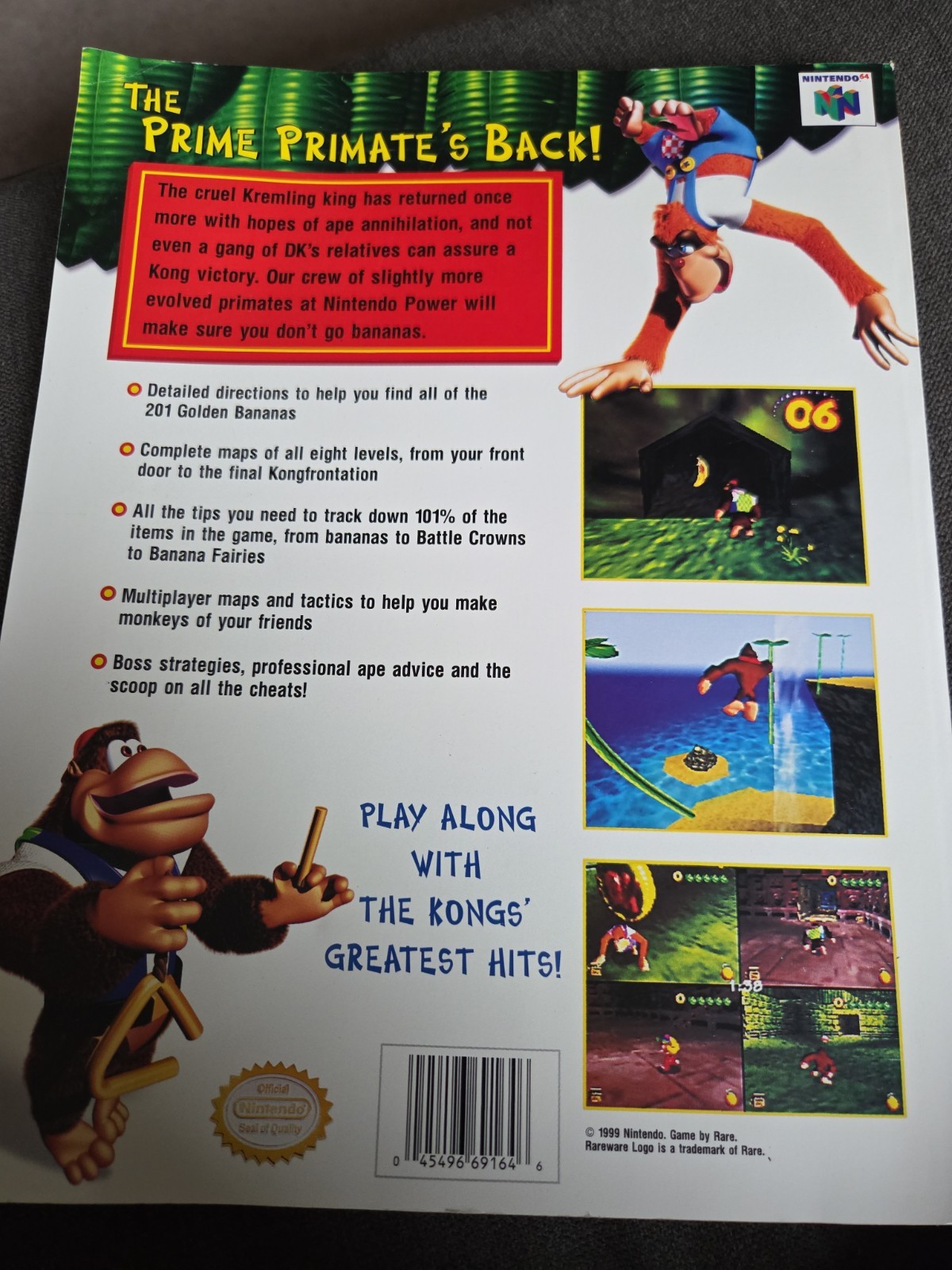 Donkey Kong 64 (Nintendo 64, 1999) Official Guide