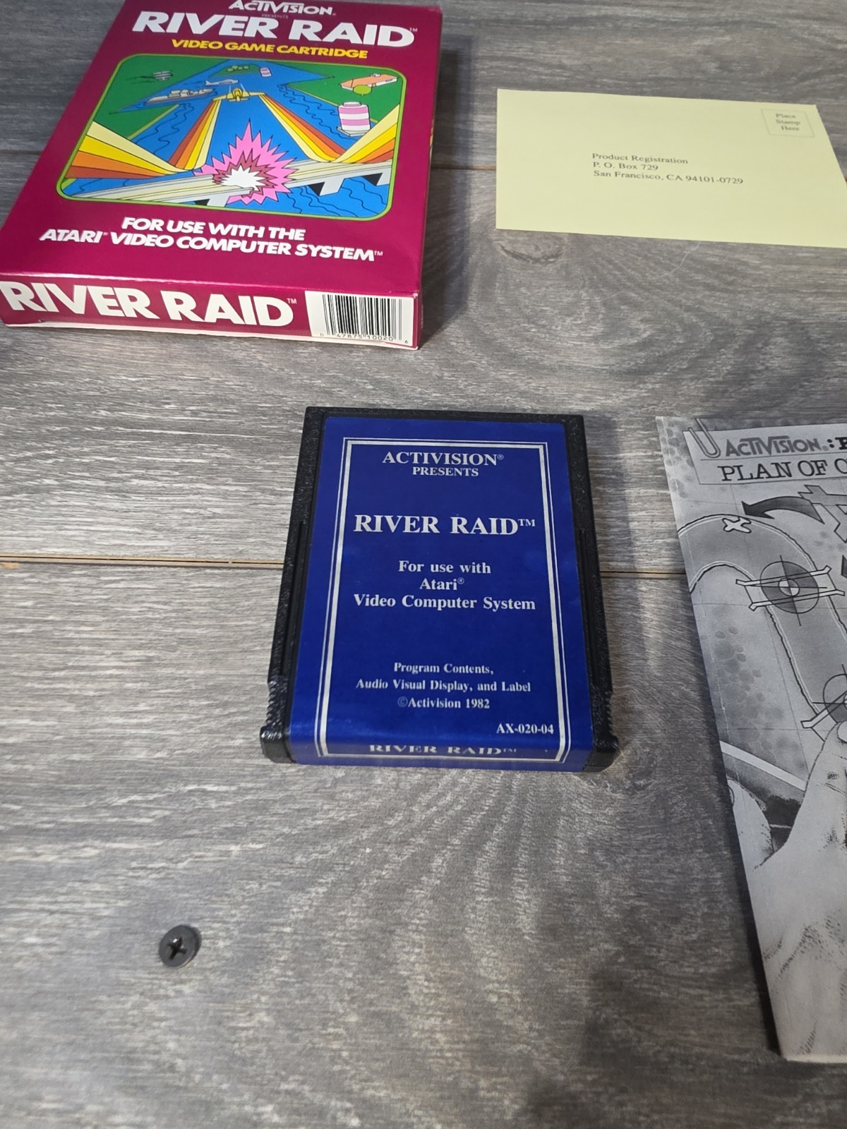 River Raid (Atari 2600) CIB Complete In Box W/ Manuals & Inserts – Tested
