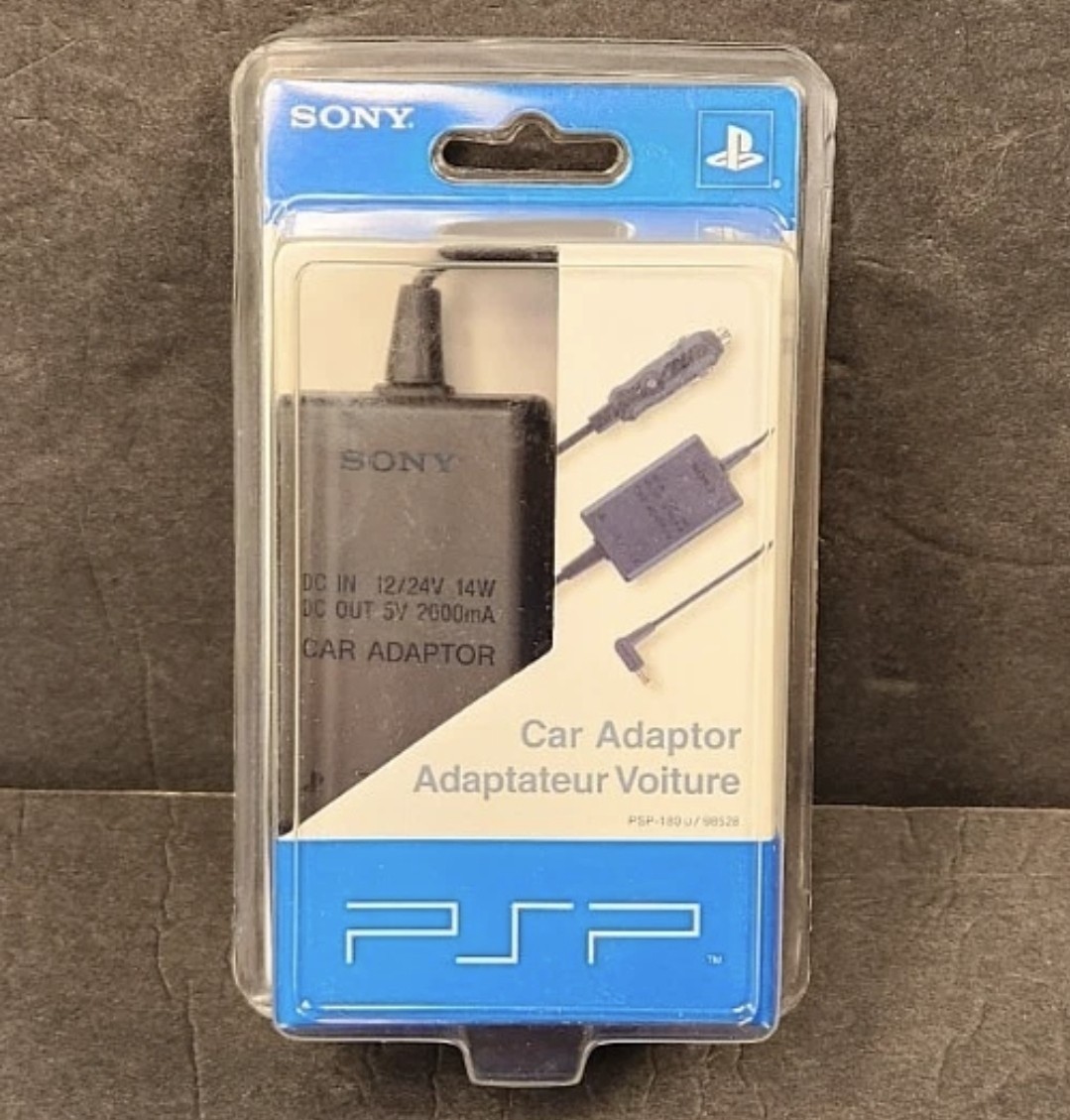OEM Sony PSP Car Adapter Playstation Portable Charger – Official – NEW
