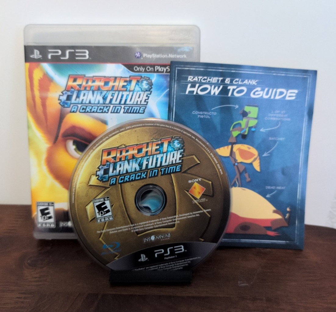 Ratchet & Clank Future A Crack in Time Sony PlayStation 3 PS3 2009 Complete