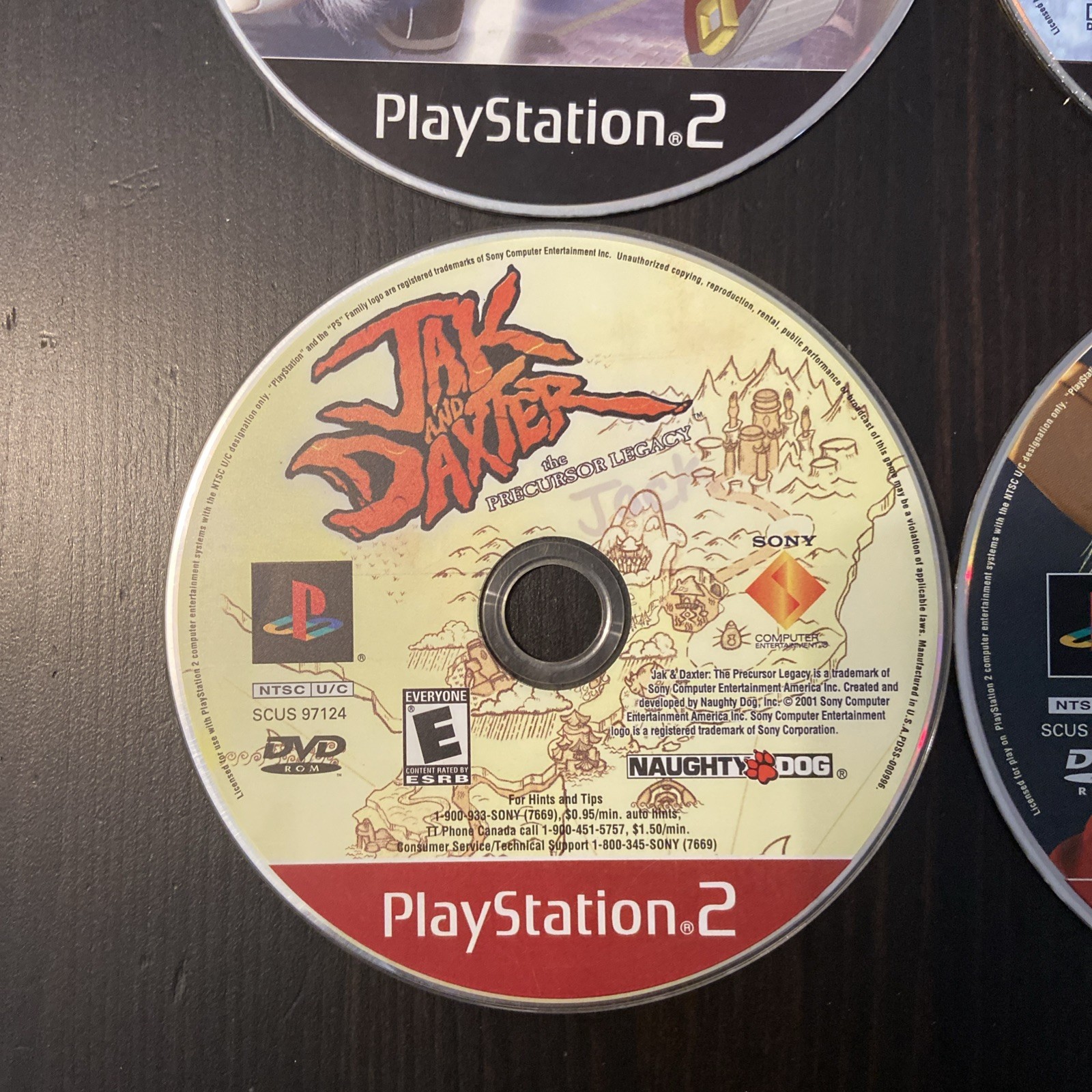 Lot of 6 Loose Playstation 2 Disc Only Tested Resident Evil Jak Twisted Metal