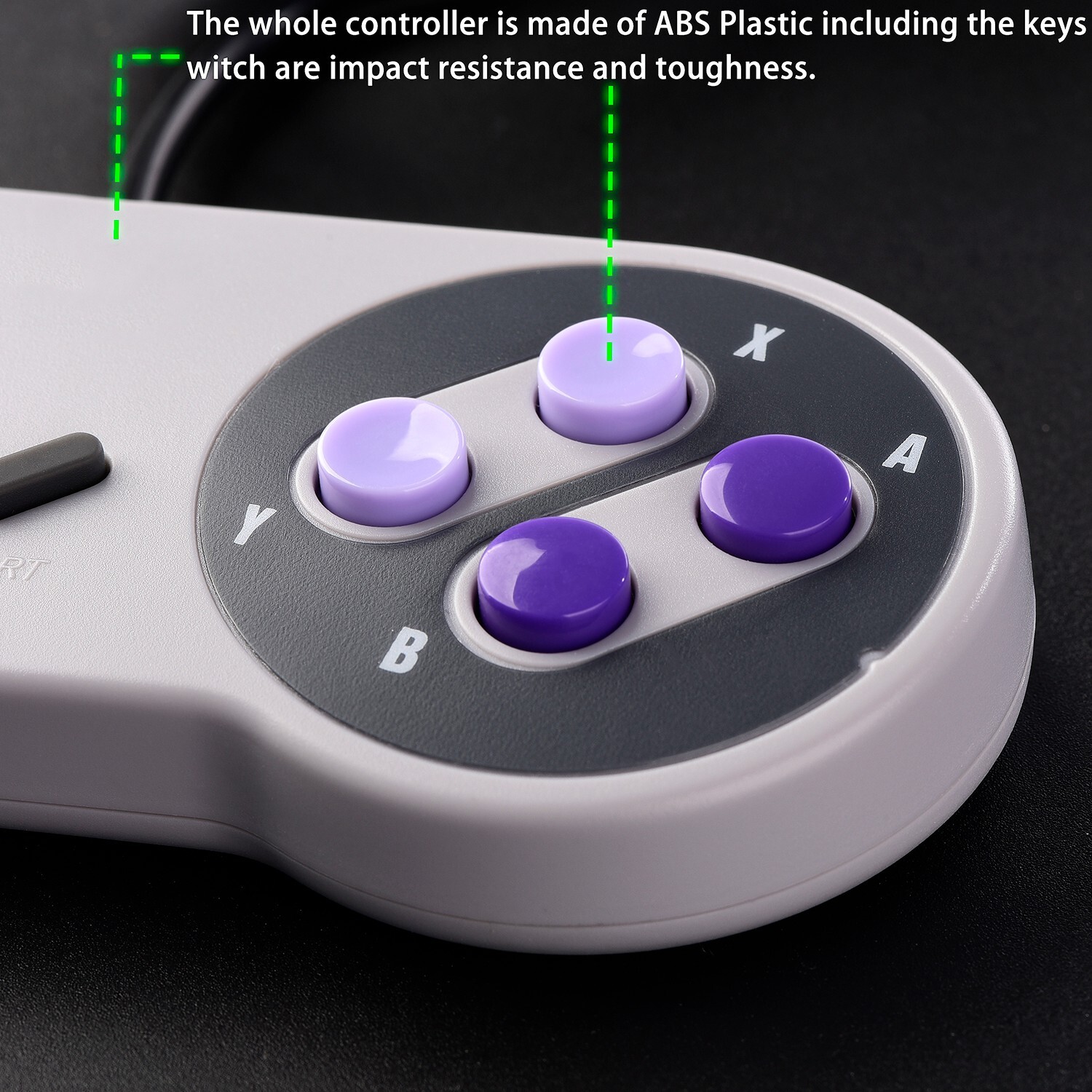 For Raspberry Pi PC Mac Linux USB SNES Controller Gaming Wired Joypad Joystick