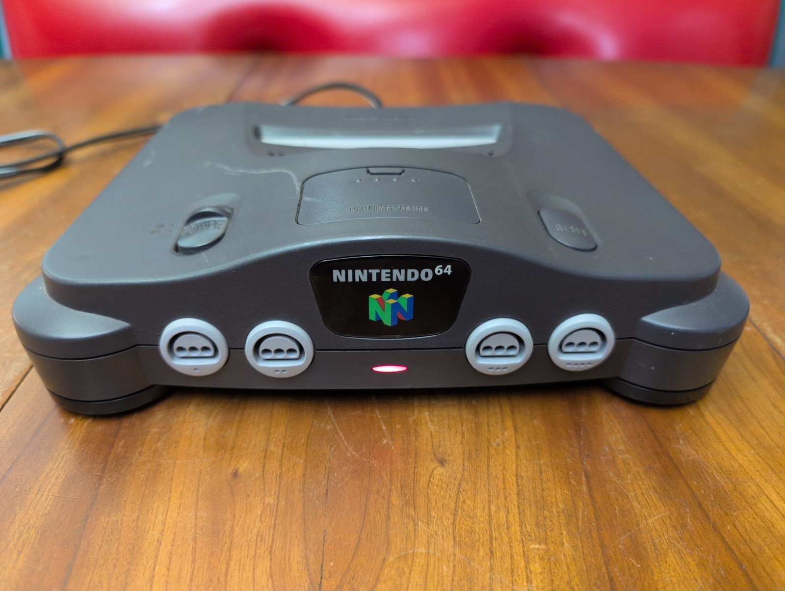 Nintendo 64 N64 Video Game Console w/Power Supply And Jumper Pak READ