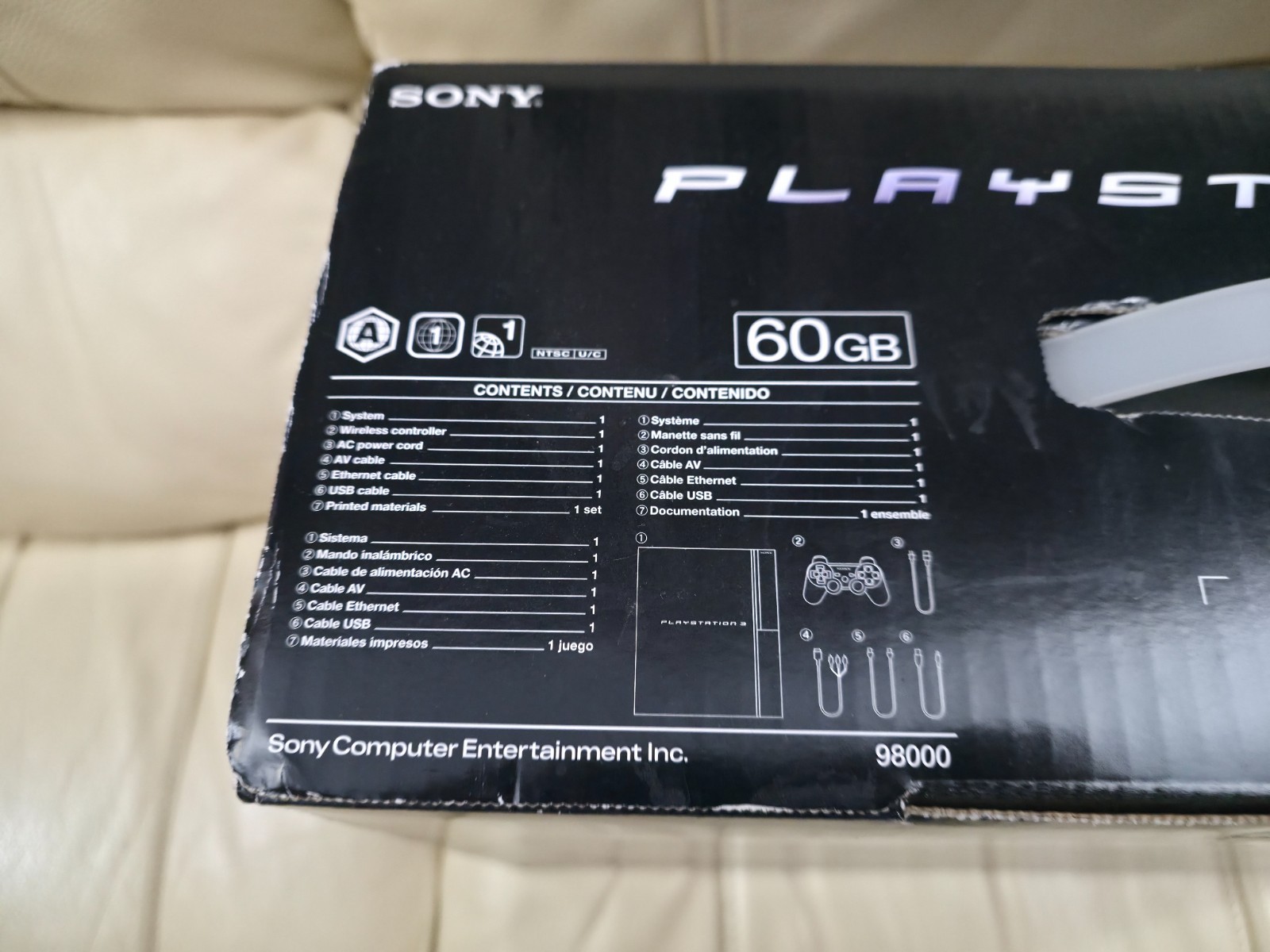 New Sealed PlayStation 3 PS3 60GB Backwards Compatible US Launch Console CECHA01