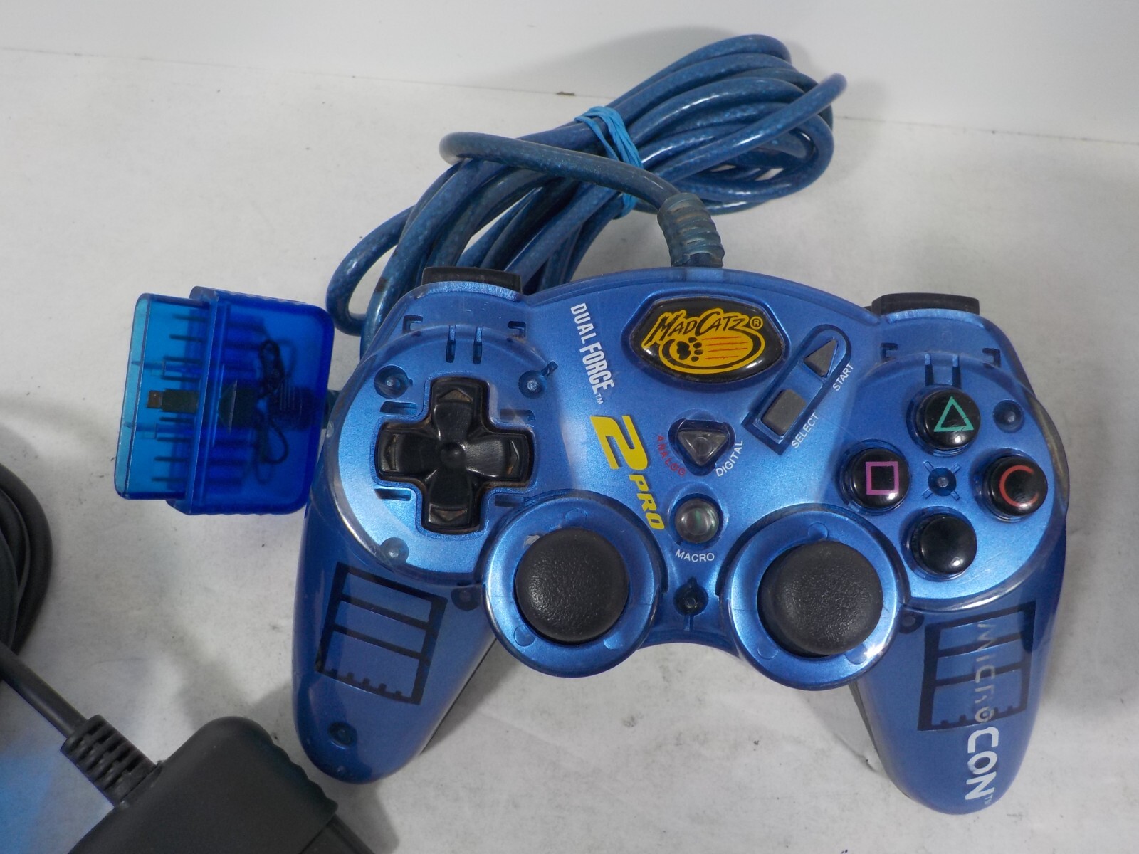 N A129 Mad Catz Third Party Controller Lot of 3 (1 PS1, 1 PS2 &1 Original Xbox)