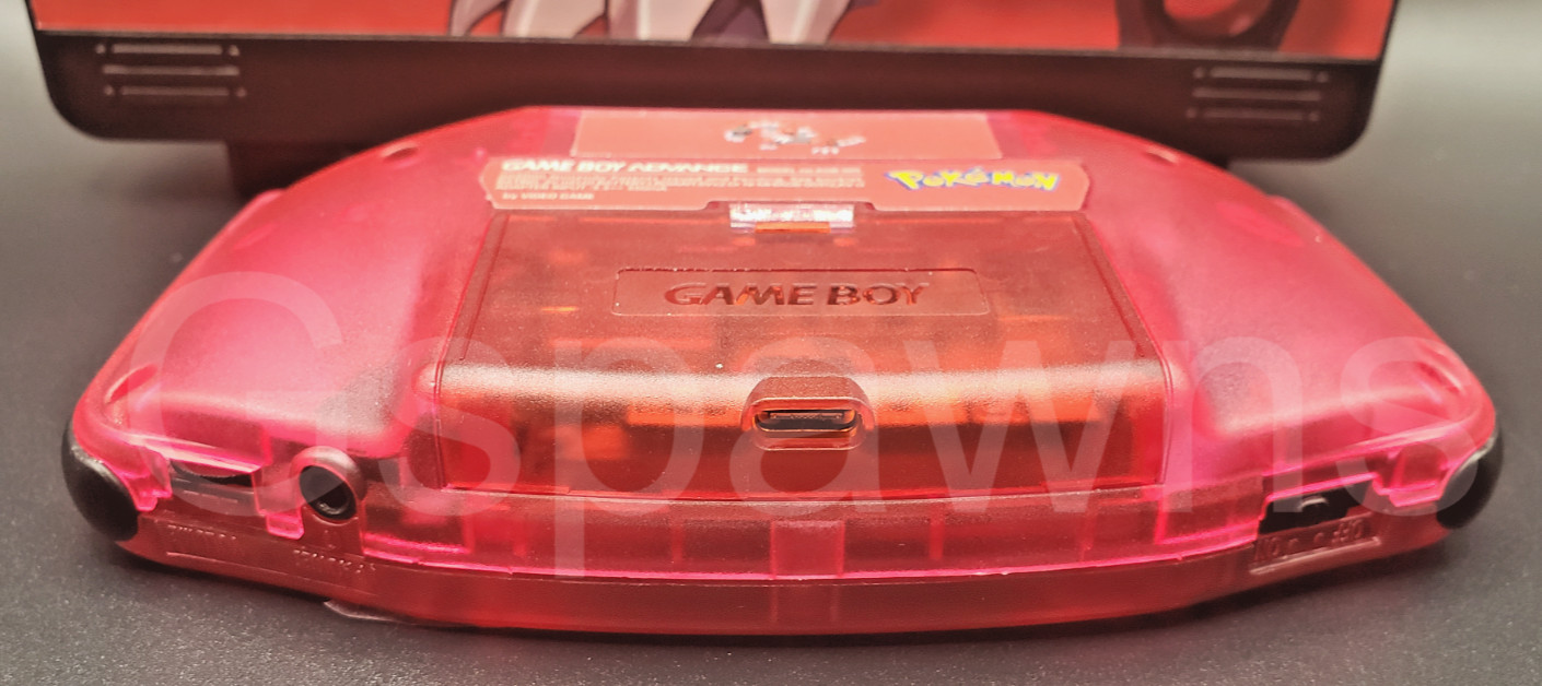 Nintendo Groudon Game Boy Advance GBA IPS 3.0 USB-C 1800mAh Rechargeable Battery