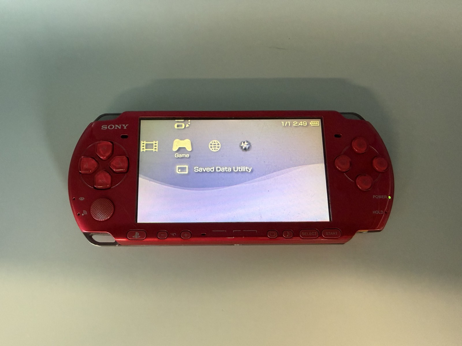 Sony PSP 3000 Radiant Red Japan Import – Tested Working + New Battery & Charger