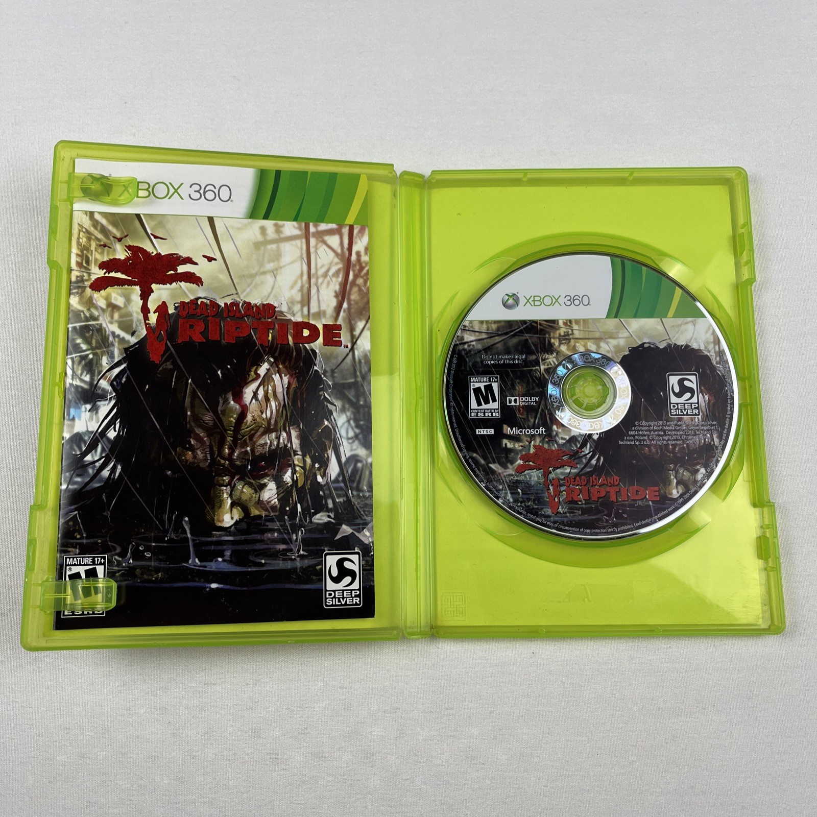Dead Island: Riptide (Microsoft Xbox 360, 2013) Tested Video Game CIB Complete