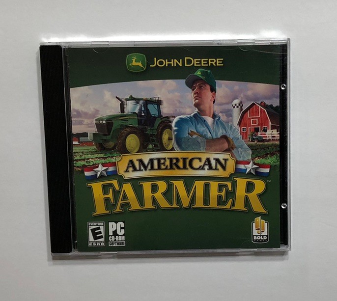 JOHN DEERE AMERICAN FARMER PC CD-ROM SOFTWARE GAME RATED E 2004