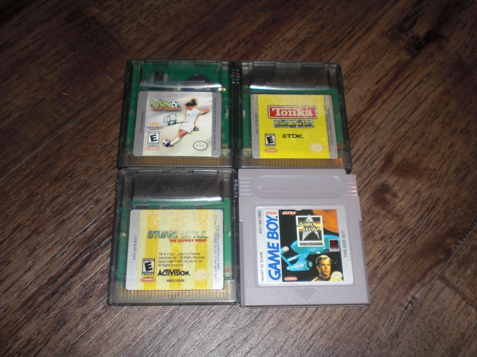 Star Trek 25th Anniversary Mia Hamm Soccer Stuart Little Tonka Nintendo Game Boy