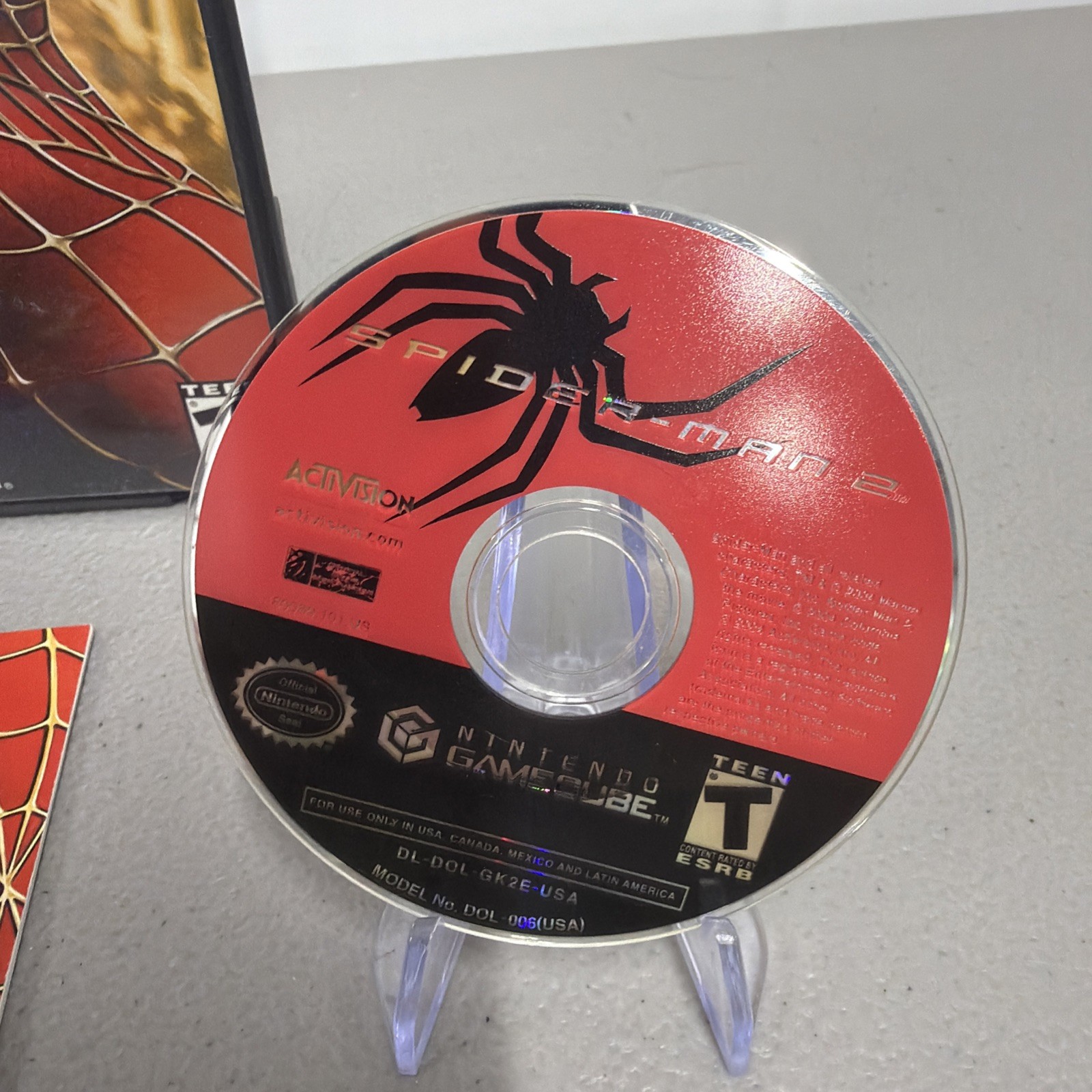 Spider-Man 2 (Nintendo GameCube, 2004) COB Tested And Working