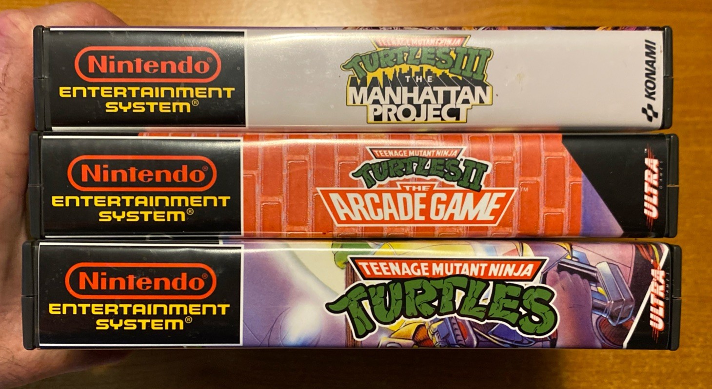 TMNT Teenage Mutant Ninja Turtles 1 2 3 Nintendo NES Custom Cases *NO GAMES*