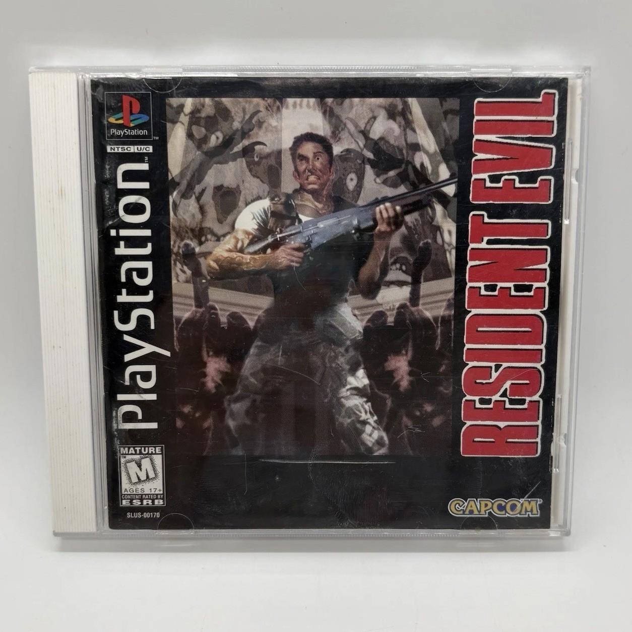 Resident Evil PS1 PlayStation 1 Game & Manual W/Registration Card Only Tested