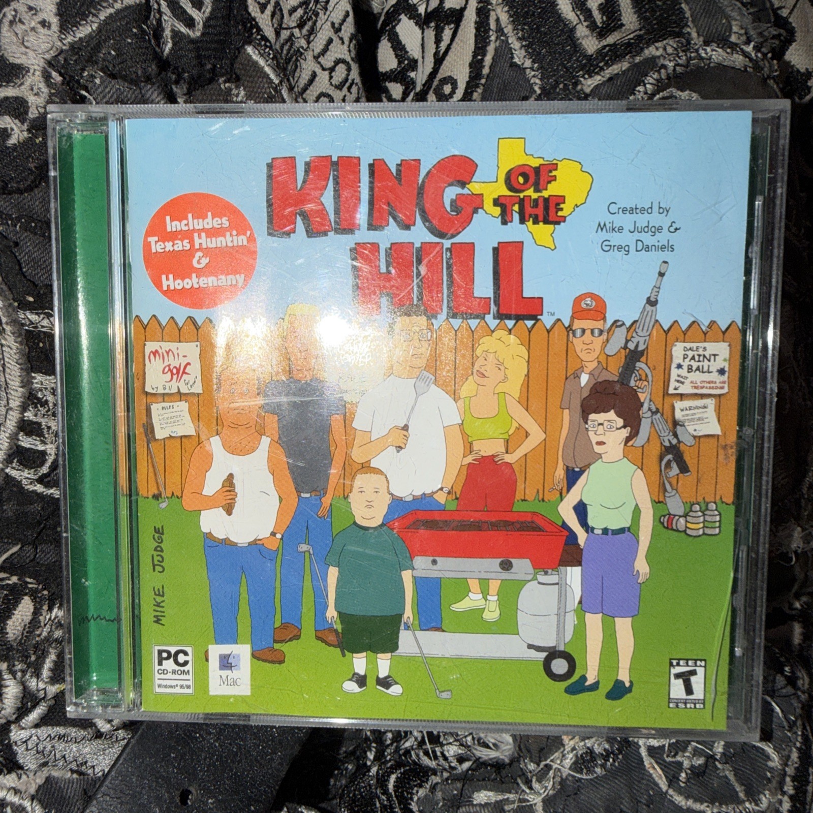 King of the Hill game (Windows/Mac, 2000) w/ Manual COMPLETE RARE Tested & Works