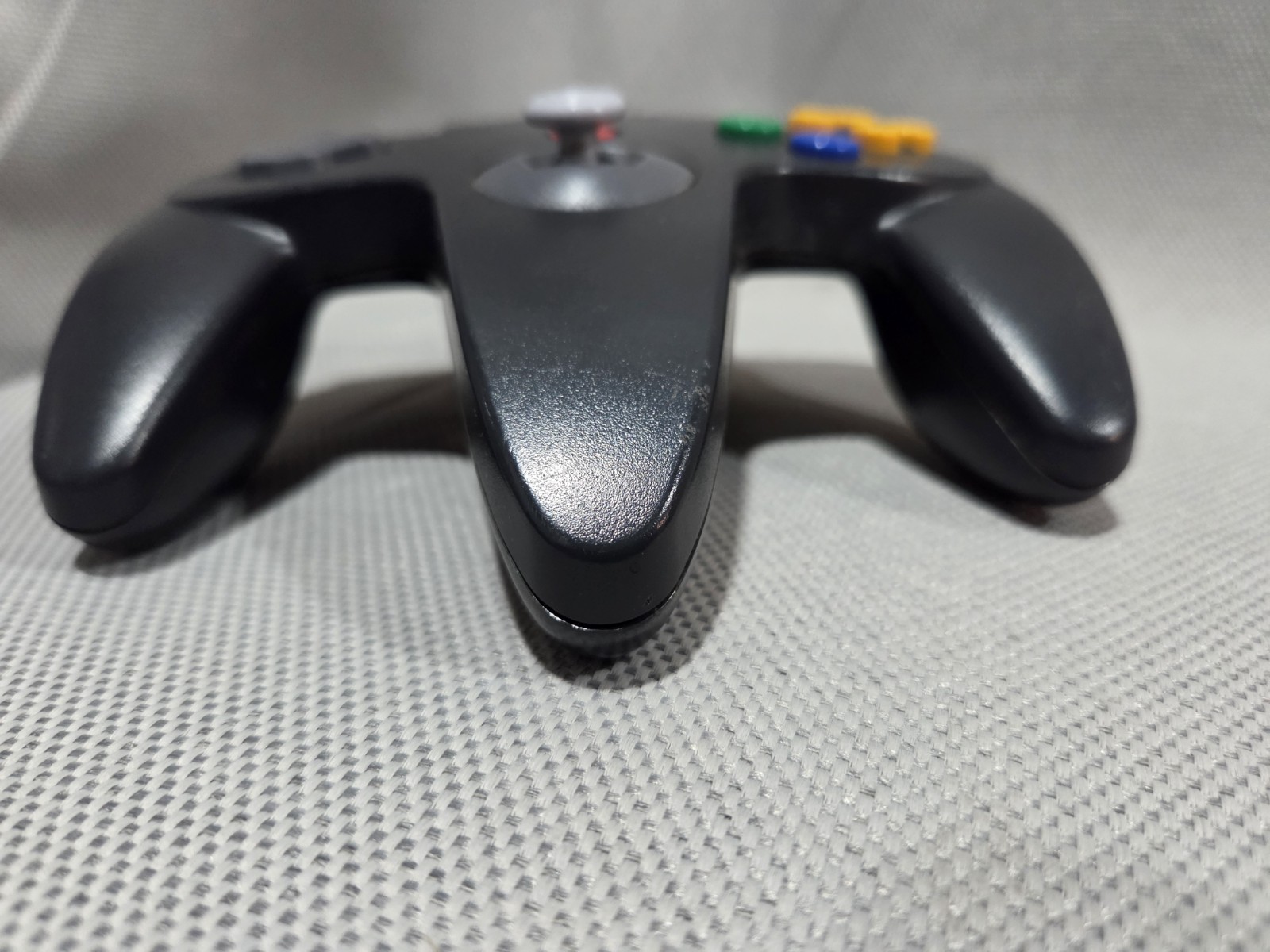 N64 Black Gray Controller OEM Official Nintendo 64 Good Stick Tested And Working