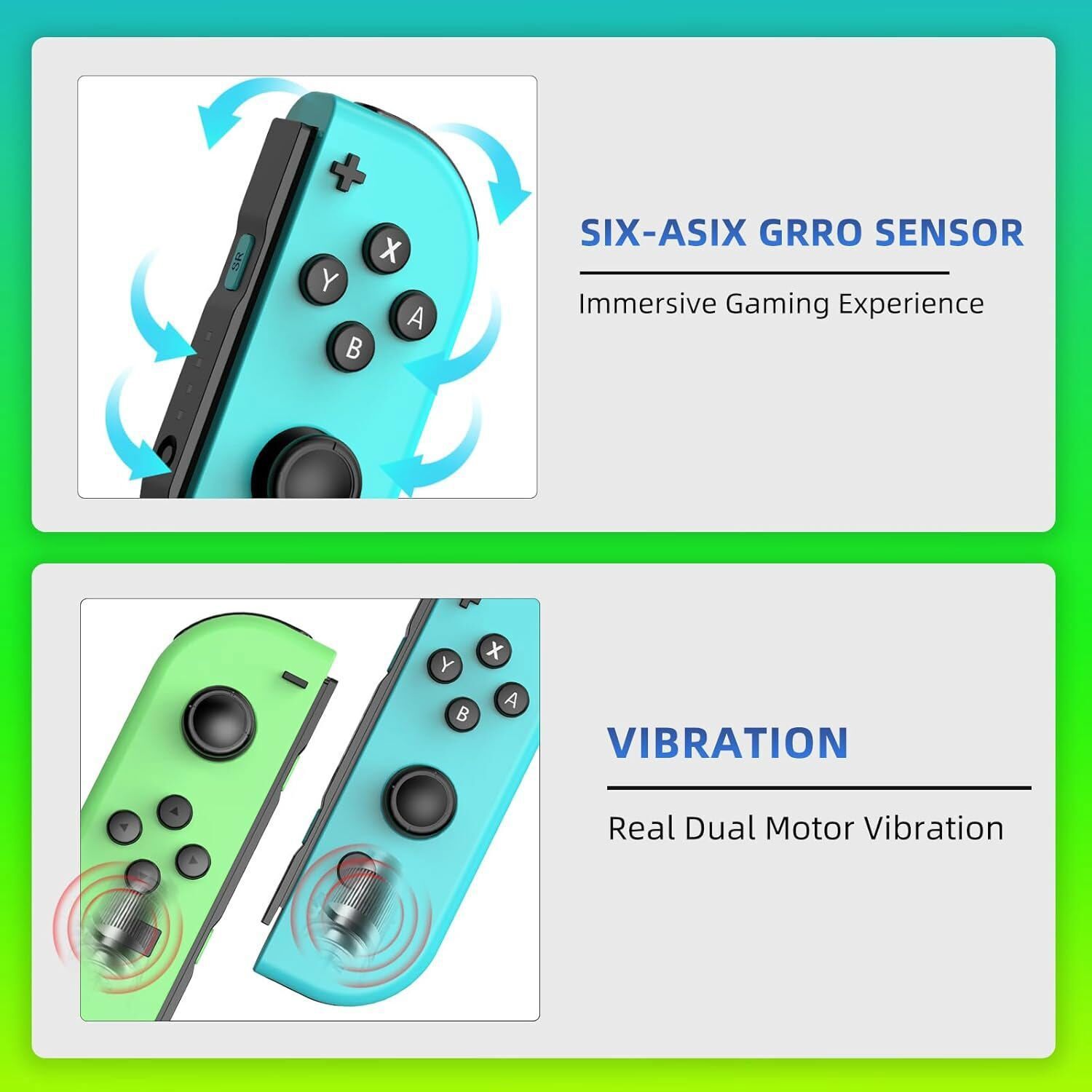 For Nintendo Switch Joy-con-Controller Left w/ Right Wireless Gamepad 1-Pair