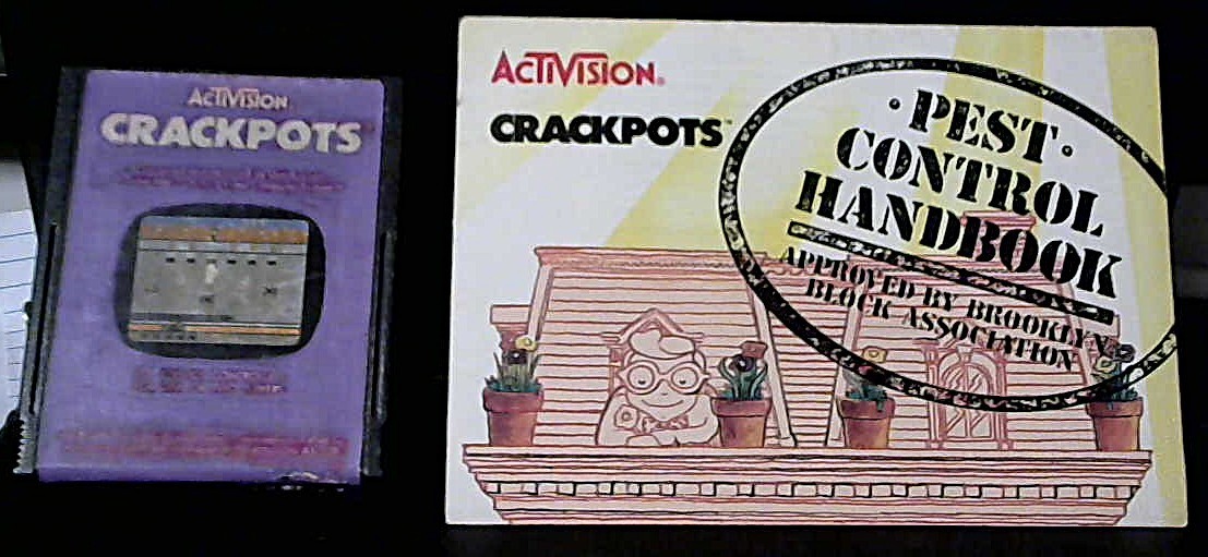 Crackpots (Atari 2600, 1983) CART UNTESTED, Manual Included