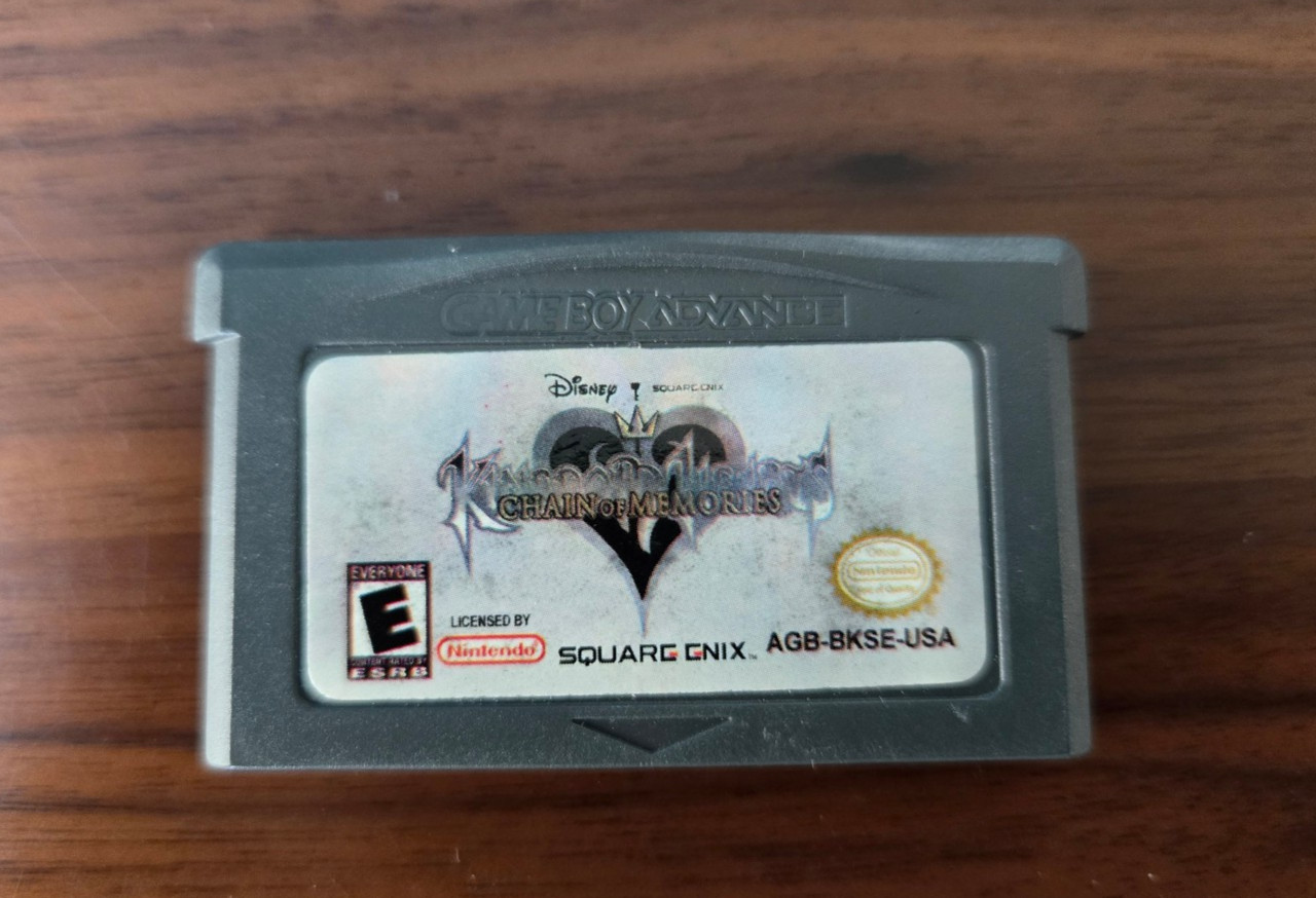Kingdom Hearts: Chain of Memories GBA Game Boy Advance + Original Box, No Manual
