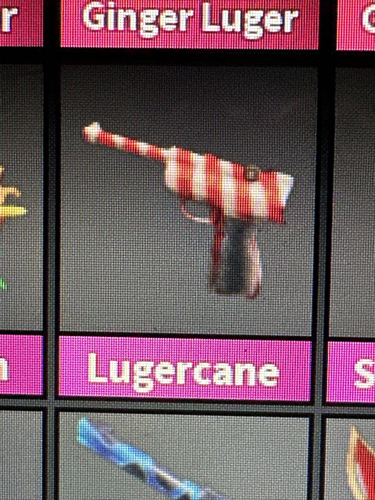 Roblox Murder Mystery 2 MM2 Lugercane*FAST DELIVERY*