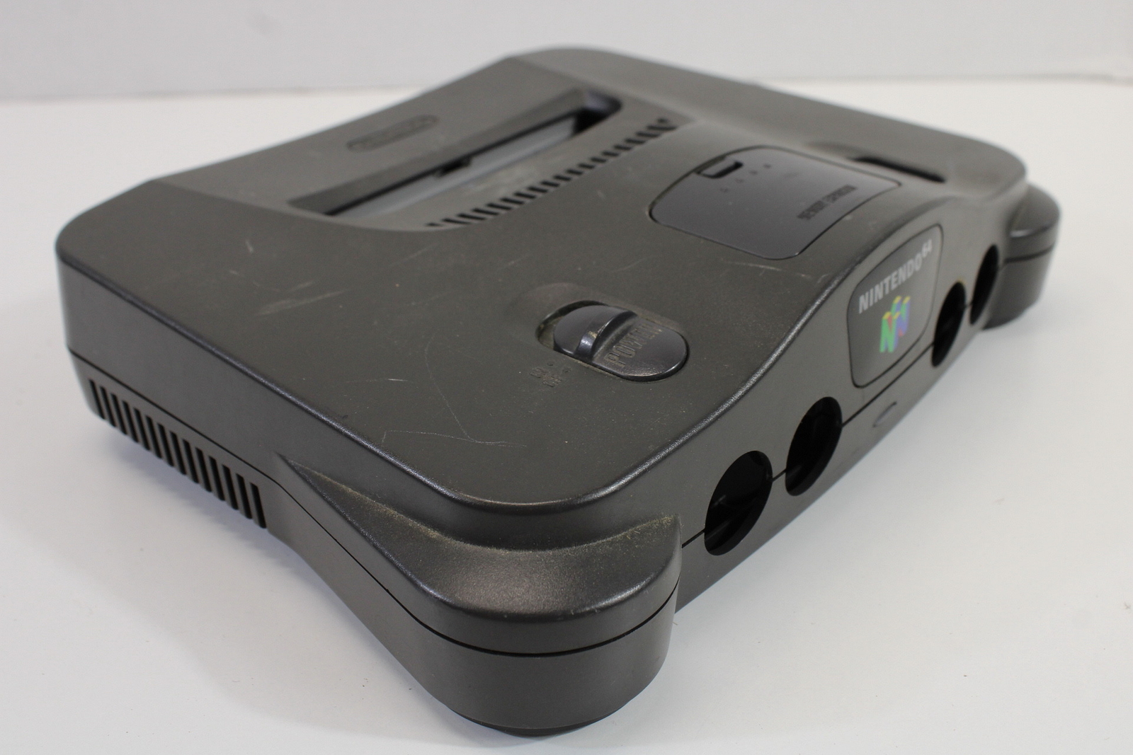 Nintendo 64 N64 Black Charcoal Gray Console Used OEM Replacement Shell Japan #14