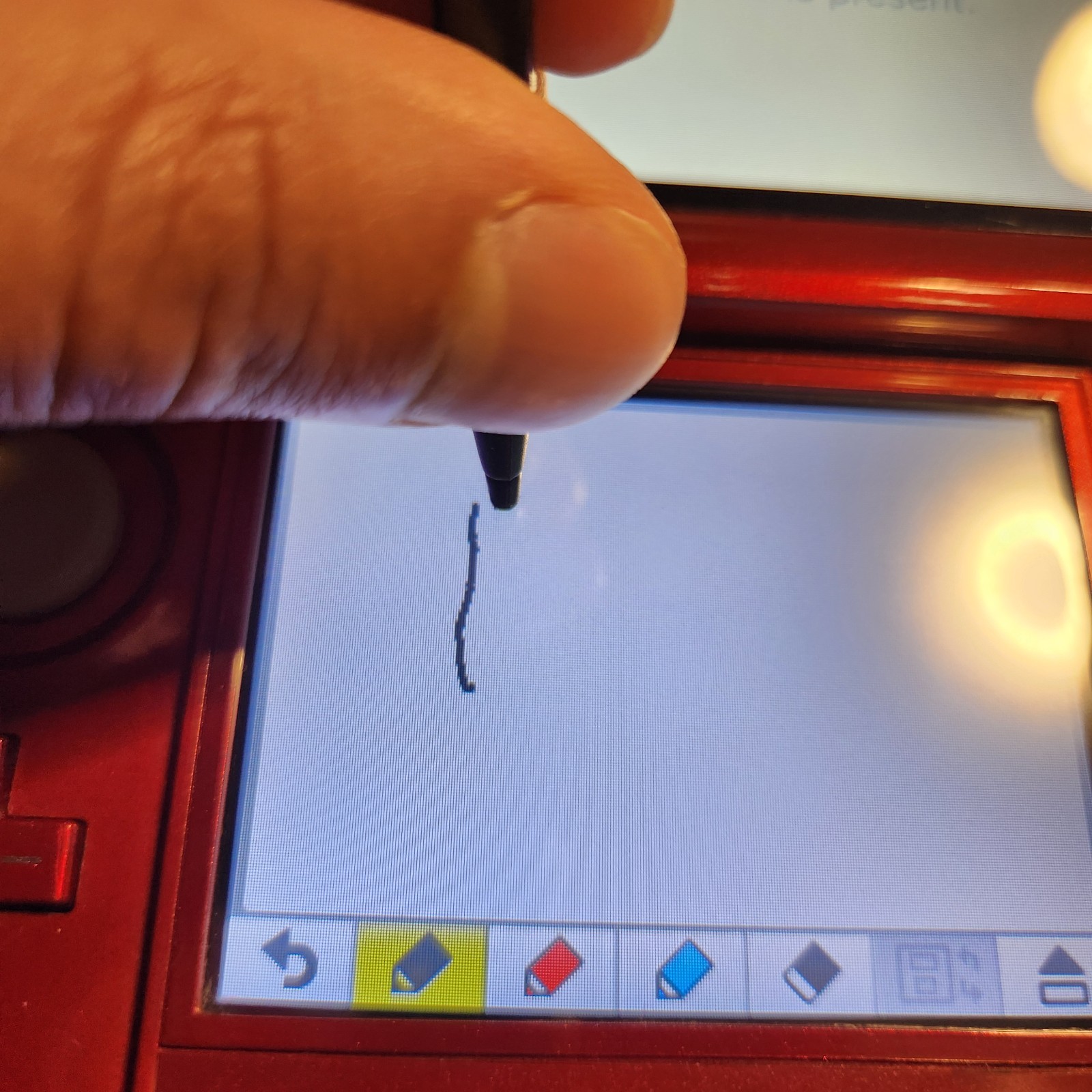 Nintendo 3DS Handheld Game Console Flame Red