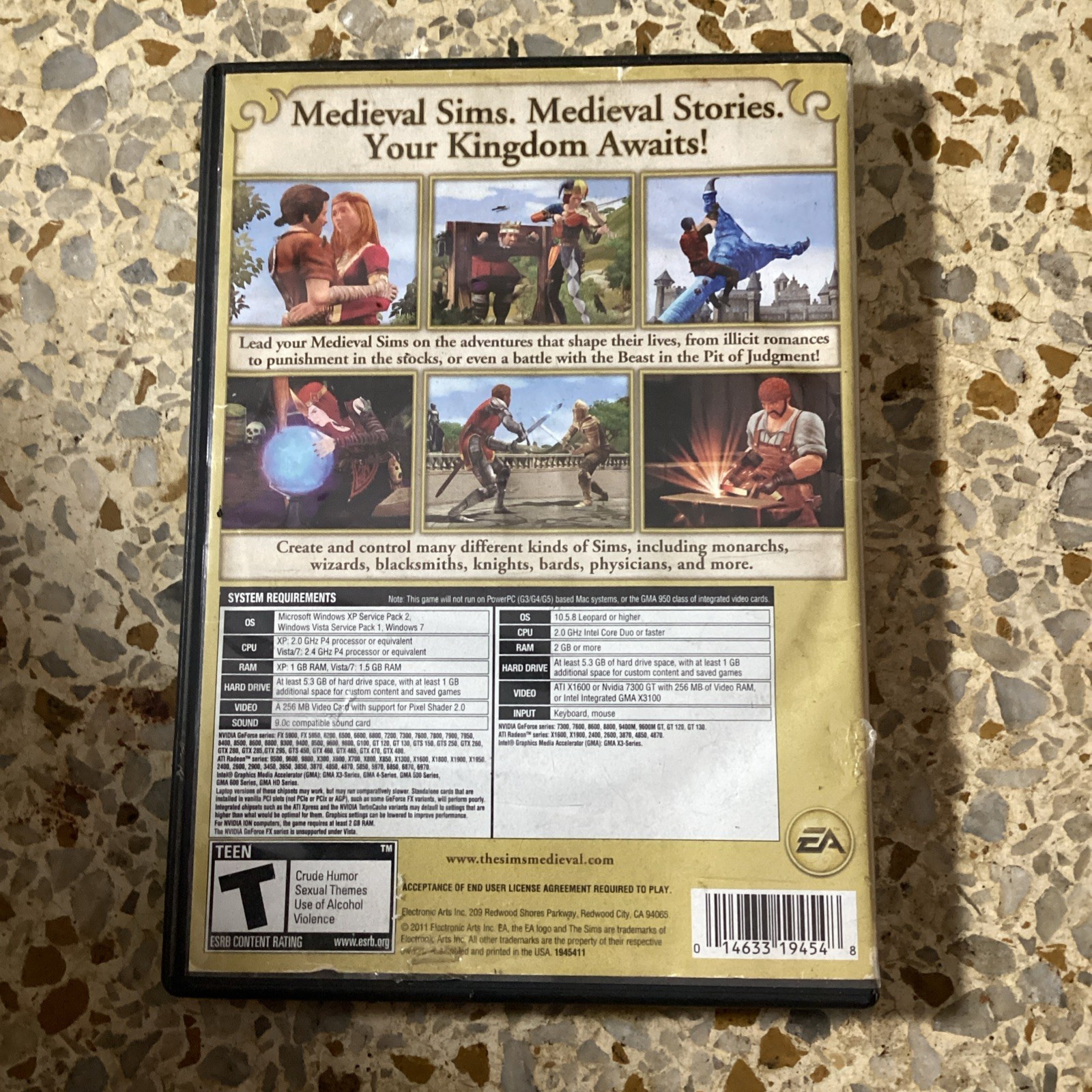 Sims Medieval Windows Mac 2011 With Manual
