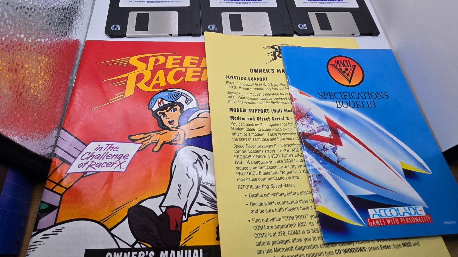 Speed Racer Accolade 3.5″ PC Computer Game Big Box Used