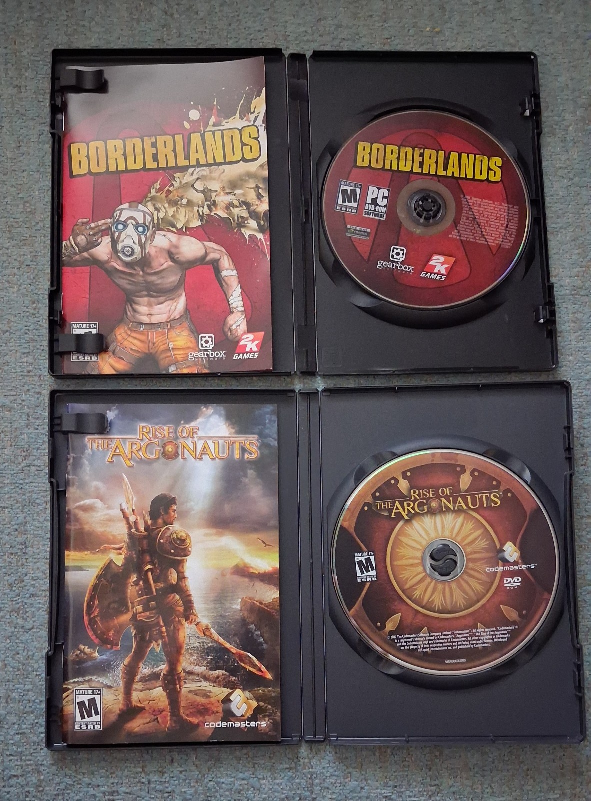 PC Game Lot Big Box 2000s Classic Borderlands Battlefield SpellForce 2 Collector