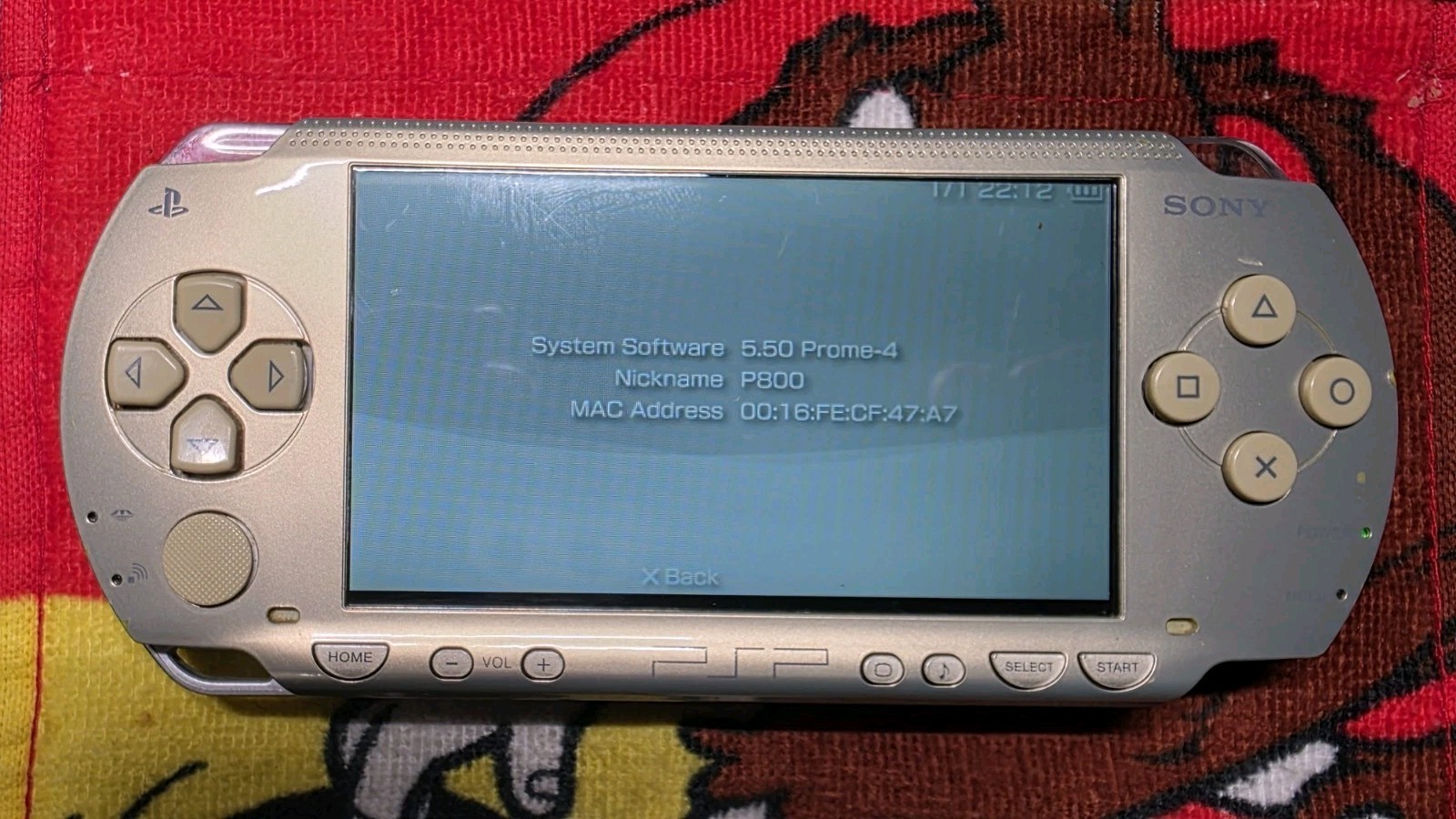Sony PSP 1000 Launch Edition Gold Champagne Handheld System