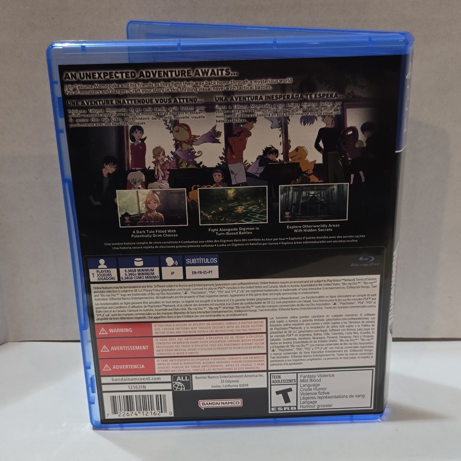Bandai Namco Entertainment Digimon Survive Role Playing Strategy Multiplayer PS4