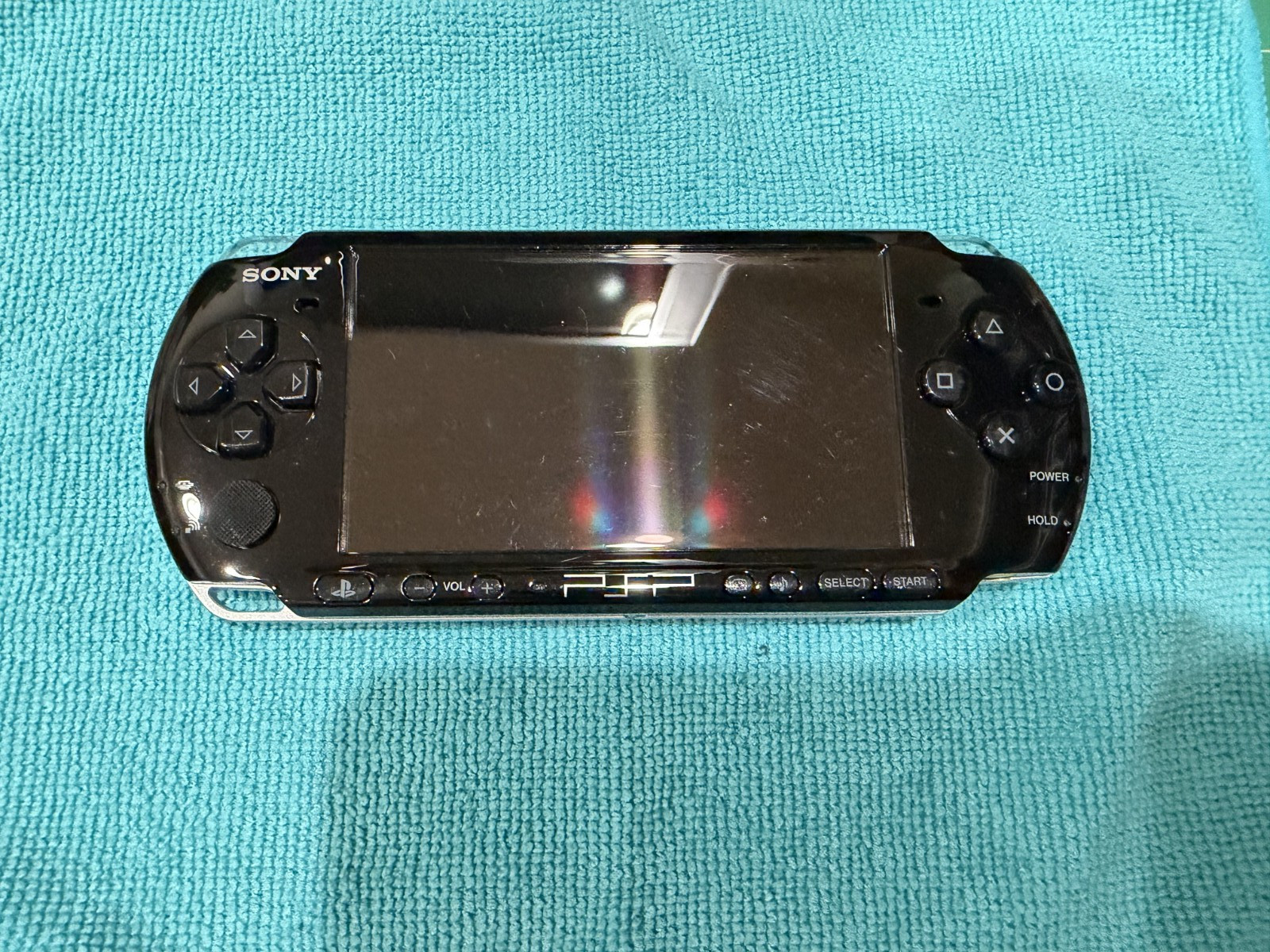 Black PSP 3000 Console Japan Import + RDS Industries Case + Charger + Batteries